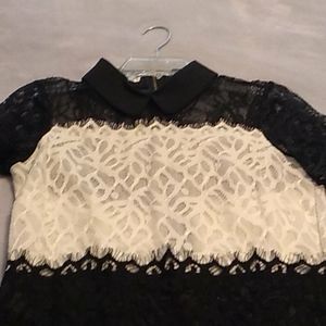 Black and White lace dress